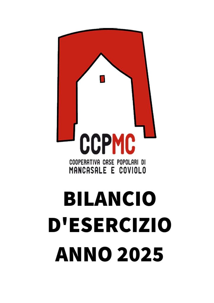 bilancio d'esercizio anno 2025 Cooperativa case Popolari di Mancasale e Coviolo